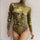 Shiny Gold Bodysuit – Birthday, Dance & Stage Costume