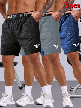Men's sports breathable shorts, training and fitness shorts