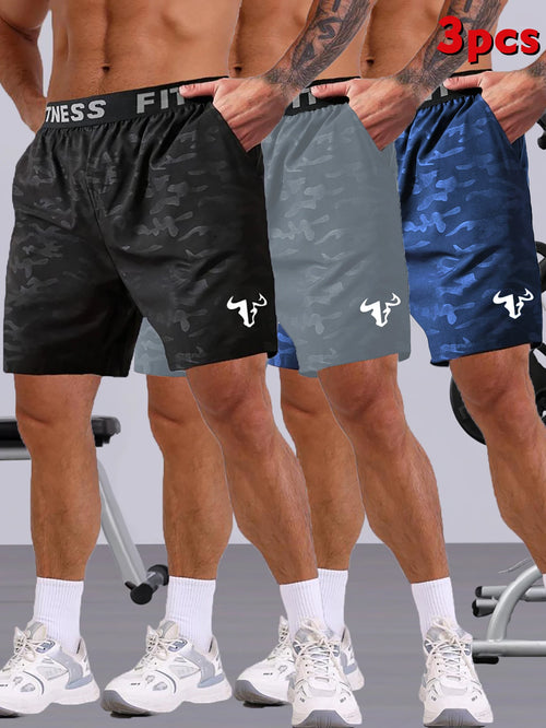 Men's sports breathable shorts, training and fitness shorts